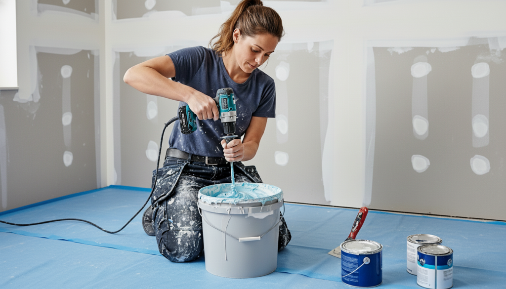 Mix Paint With Drywall Mud